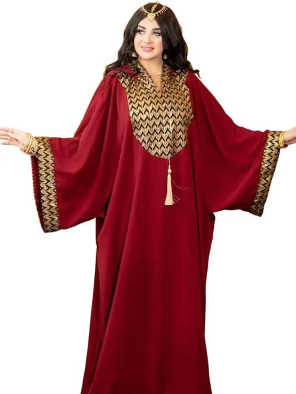 Caftan Couture Moderne Pour Femme Musulmane - Ambiance Africaine